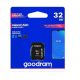 Goodram microSDHC 32GB Class 10 memóriakártya SD adapterrel Artisjus matricával - M1AA-0320R12
