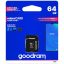 Goodram microSDHC 64GB Class 10 memóriakártya SD adapterrel Artisjus matricával -  M1AA-0640R12