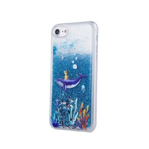 Liquid Glitter - Samsung G970F Galaxy S10e szilikon tok (Oceán 2)