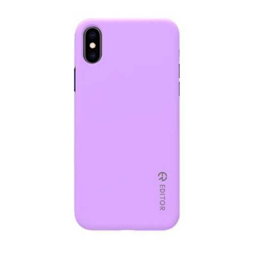 Editor Color fit Xiaomi Redmi 6 lila szilikon tok csomagolásban