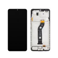   Xiaomi Redmi 13C / Poco C65 fekete gyári LCD kijelző érintővel és kerettel (560002C3UA00)