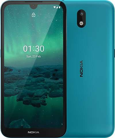 Nokia 1.3 Dual SIM kártyafüggetlen érintős mobiltelefon, cyan