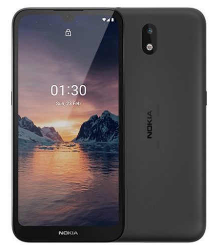 Nokia 1.3 Dual SIM kártyafüggetlen érintős mobiltelefon, fekete (Android)