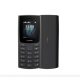 Nokia 105 (2023) 4G nyomógombos mobiltelefon, kártyafüggetlen, dual SIM, sötétszürke