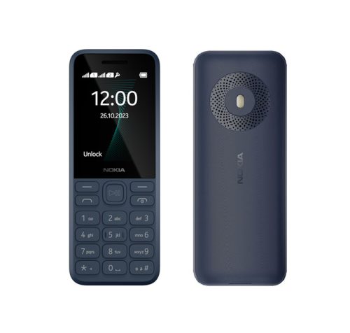 Nokia 130 (2023) Mobiltelefon, Kártyafüggetlen, Dual Sim, Kék