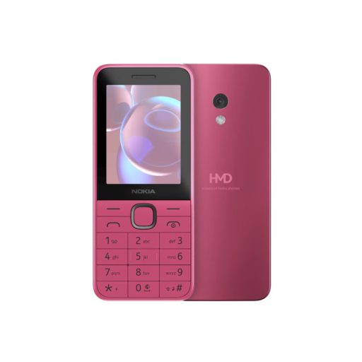 Nokia 225 4G Mobiltelefon, Kártyafüggetlen, Dual Sim, pink