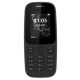 Nokia 105 (2017) Mobiltelefon, Kártyafüggetlen, Dual Sim, Fekete
