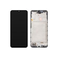   Samsung A176 Galaxy A17 5G fekete gyári LCD kijelző érintővel és kerettel (GH82-38045A)