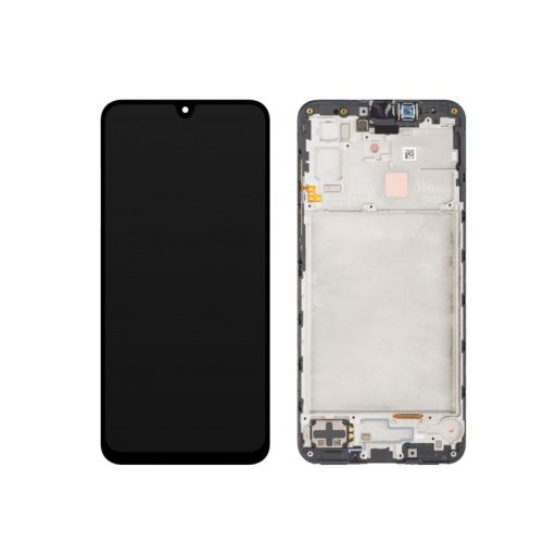 Samsung A176 Galaxy A17 5G fekete gyári LCD kijelző érintővel és kerettel (GH82-38045A)