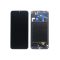 Samsung A205 Galaxy A20 fekete LCD kijelző érintővel és kerettel