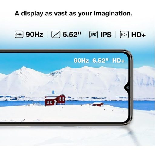 AGM Note N1 8+128GB érintős mobiltelefon, kártyafüggetlen, Dual Sim, szürke, 6.52 inch