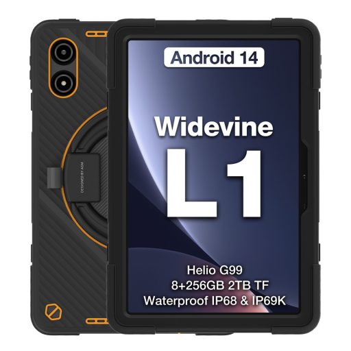 AGM PAD P2 Active 4G ütés- és vízálló 8+256GB IP68 Tablet, kártyafüggetlen, Dual Sim, fekete, 10.95 inch