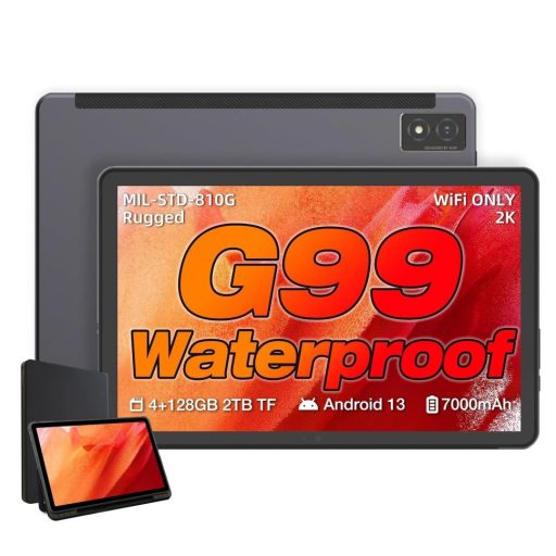 AGM PAD P1 Lite 4G ütés- és vízálló 4+128GB IP68 Tablet, kártyafüggetlen, Dual Sim, fekete, 10,36 inch