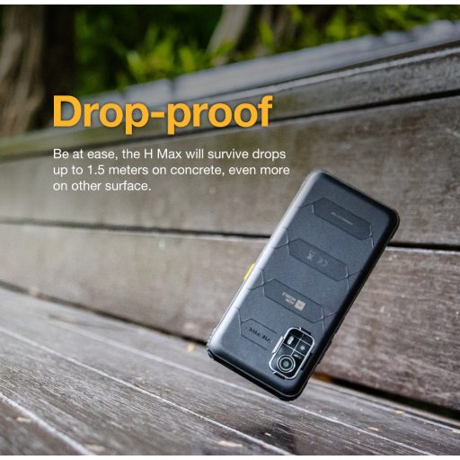 AGM H Max 8/256GB | IP69K, MIL-STD-810H | 10000 mAh akkumulátor | Könnyű és vékony | 90 Hz-es kijelző | 4G Dual SIM mobiltelefon | 6.56 inch