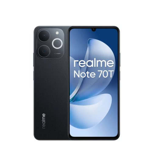 Realme Note 70T 4/64GB kártyafüggetlen Dual SIM érintős mobiltelefon, fekete, 6.74 inch