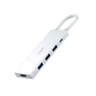   Xiaomi 5-in-1 HUB 1x USB Type-C, 3x USB 3.0, 1x HDMI csatlakozóval fehér (BHR8804GL)