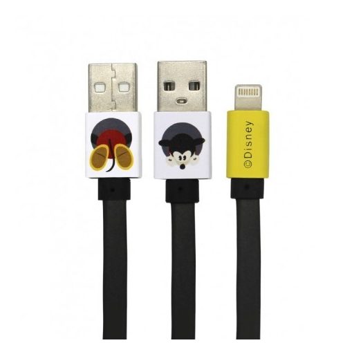 USB kábel Disney - Mickey Apple USB - Lightning (8Pin) 1 méter szürke