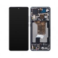   Xiaomi 12S / 12X / 12 szürke gyári LCD kijelző érintővel és kerettel