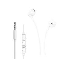   Utángyártott  fehér 3,5mm jack sztereo headset hangerőszabályzóval és hívásfogadó gombbal