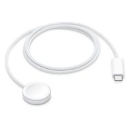   Apple A2515 (MT0H3ZM/A) Magsafe vezeték nélküli töltő szövetbevonatos kábellel, 1m fehér 5W 1A