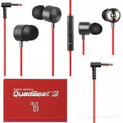 LG LE630 EAB63728202 QuadBeat 3 vezetékes gyári Stereo Headset fekete