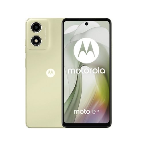 Motorola Moto E14 2/64GB Dual SIM kártyafüggetlen érintős mobiltelefon, zöld, 6.56 inch