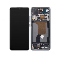   Xiaomi 12S / 12X / 12 fekete gyári LCD kijelző érintővel és kerettel