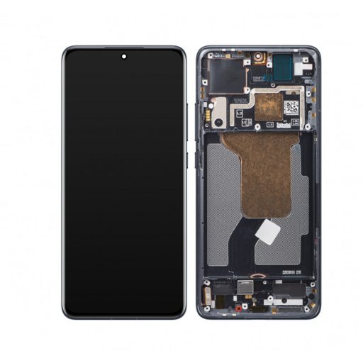 Xiaomi 12S / 12X / 12 fekete gyári LCD kijelző érintővel és kerettel