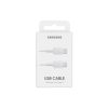 Bliszteres Samsung EP-DA705BWEGWW fehér gyári Type-C - Type-C adatkábel 1.0m