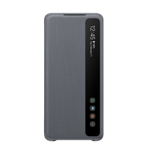 Samsung Smart Clear View G985 Galaxy S20 Plus (6.7) gyári szürke könyvtok (EF-ZG985)