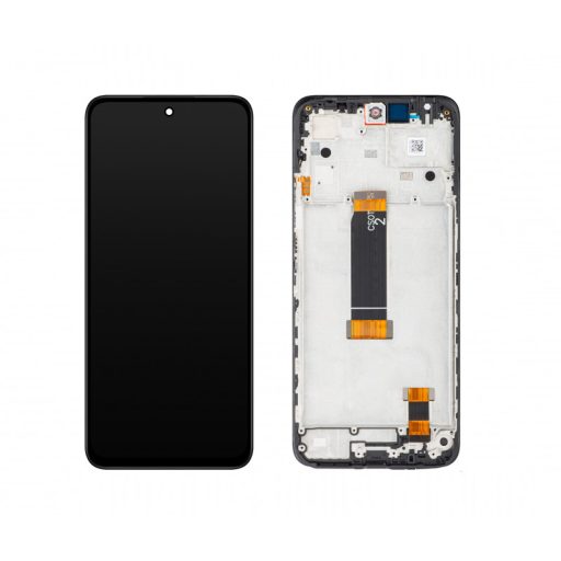 Xiaomi Redmi 12 fekete gyári LCD kijelző érintővel és kerettel
