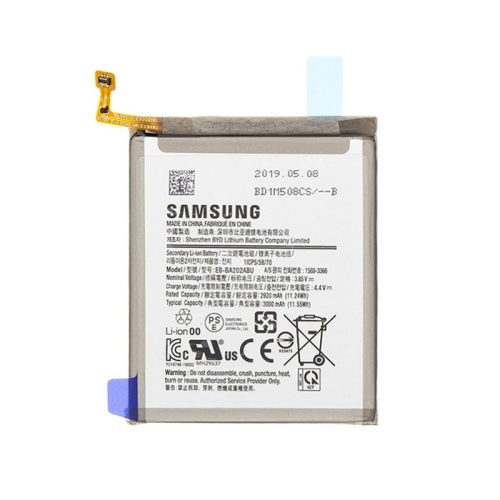 Samsung EB-BA202ABU gyári akkumulátor Li-Ion 3000mAh (A202F Galaxy A20e (2019))