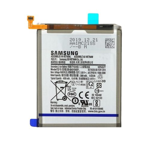 Samsung EB-BA515ABY gyári akkumulátor Li-Ion 4000mAh (Galaxy A51 (2020))