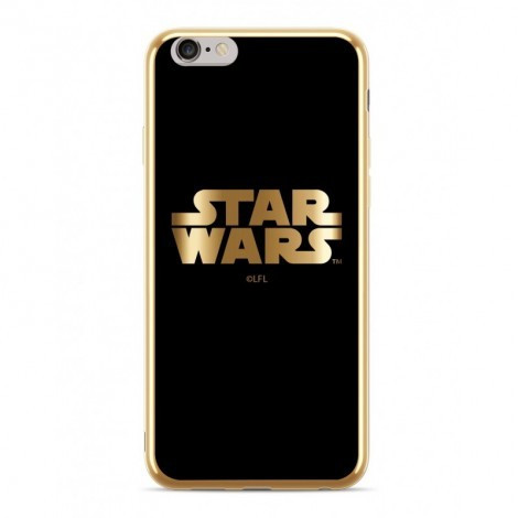 Star Wars szilikon tok -Star Wars 002 Apple iPhone XS Max (6.5) arany Luxury Chrome (SWPCSW301)