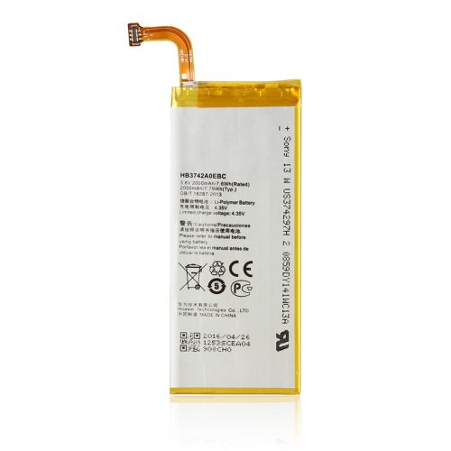 Huawei HB3742A0EBC Ascend P6 gyári akkumulátor Li-Polymer 2000mAh