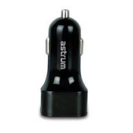   Astrum CC340 (új verzió) fekete autós töltő 4.8A 2USB 24W