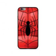   Marvel prémium szilikon tok edzett üveg hátlappal - Pókember 017 Apple iPhone 7 Plus / 8 Plus (5.5) piros (MPCSPIDERM5804)