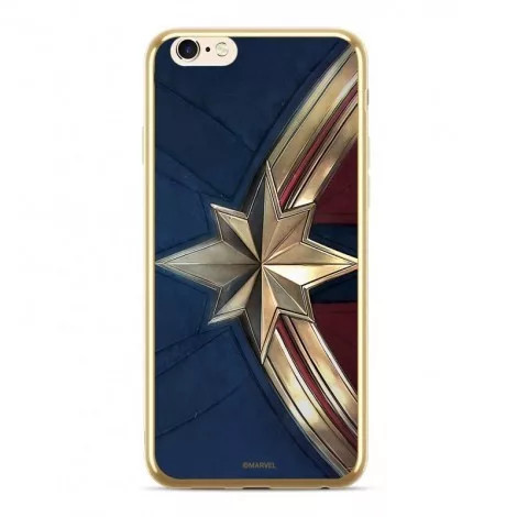 Marvel szilikon tok - Marvel Kapitány 001 Apple iPhone X / XS arany Luxury Chrome (MPCCAPMV003)