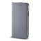 Smart magnet Nokia 8 oldalra nyíló mágneses könyv tok szilikon belsővel szürke