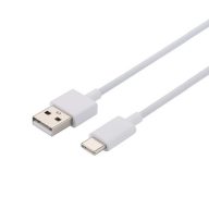   Xiaomi fehér gyári USB - Type-C gyorstöltő adatkábel 1m 3A