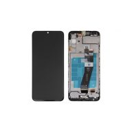   Samsung A037G Galaxy A03s (2021) fekete gyári LCD kijelző érintővel és kerettel