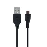 Raven Design USB-A  - micro USB fekete adatkábel 1.2m, 2.4A