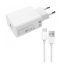 Xiaomi MDY-11-EZ gyári hálózati fehér gyors töltőfej 3A 33W USB - Type-C gyorstöltő adatkábellel 1m 3A