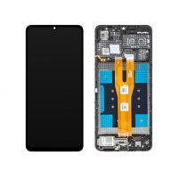   Samsung A065 Galaxy A06 fekete gyári LCD kijelző érintővel és kerettel