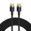 Baseus Cafule HDMI 2.0 kábel, 4K, 3D, 5 m (fekete-szürke)