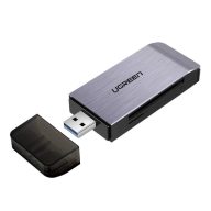   UGREEN 4 az 1-ben USB adapter SD + microSD kártyaolvasó (ezüst)
