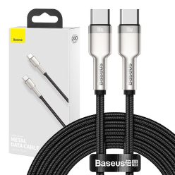 Baseus Cafule USB-C-USB-C kábel, 100 W, 2 m (fekete)