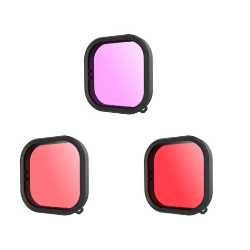 Telesin vízálló szűrőkészlet GoPro Hero 12 / 11 / 10 / 9 kamerákhoz (GP-FLT-904)