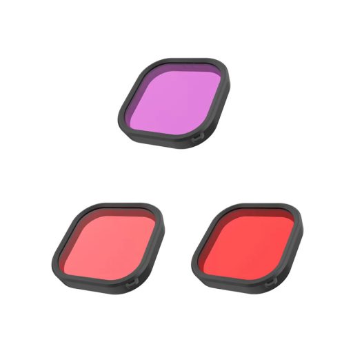 Telesin vízálló szűrőkészlet GoPro Hero 12 / 11 / 10 / 9 kamerákhoz (GP-FLT-904)