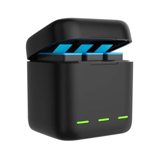 Telesin háromcsatornás töltődoboz GoPro Hero 12 / Hero 11 / Hero 10 / Hero 9 kamerákhoz